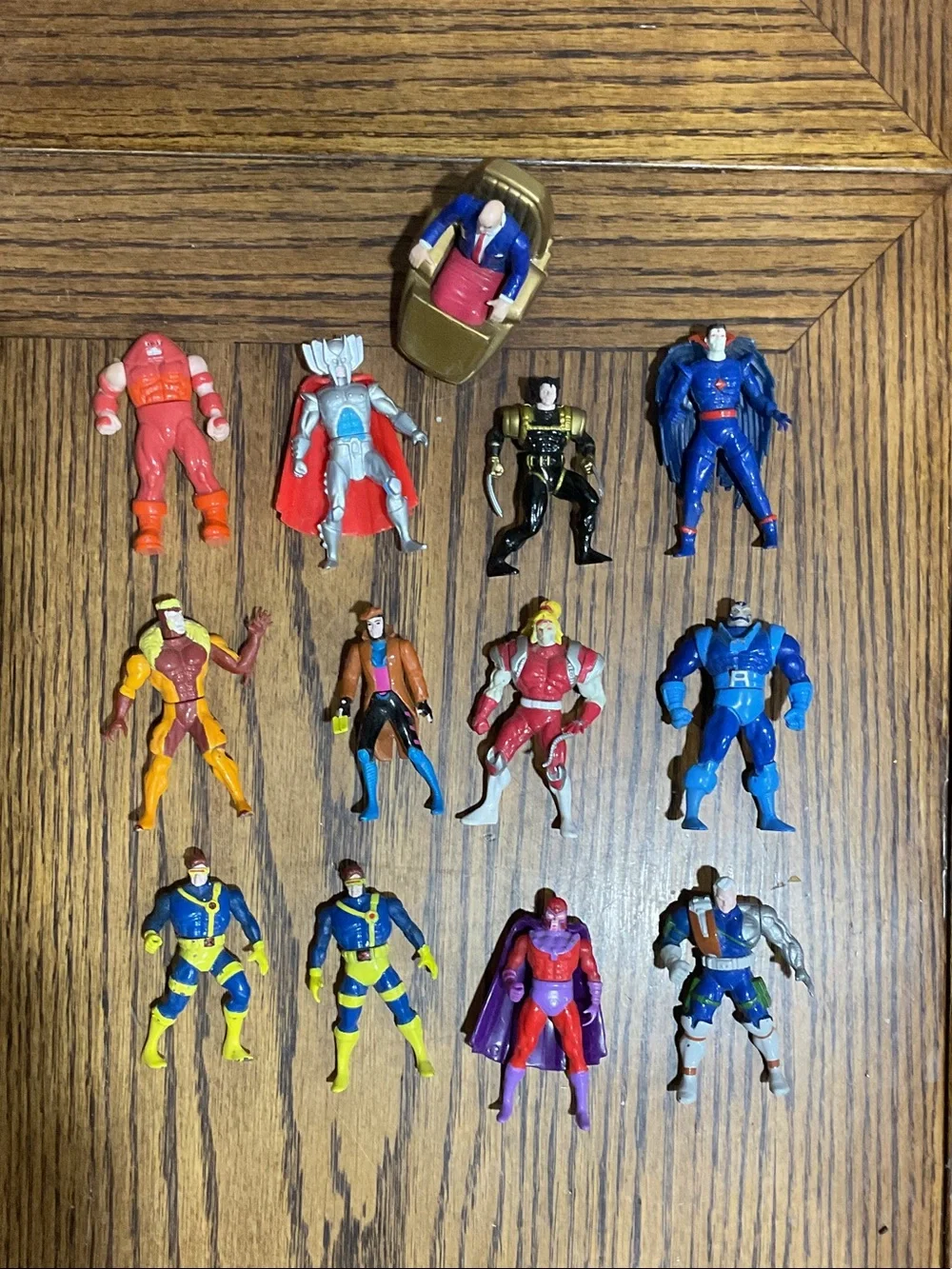 13 Marvel X-men from 1994 “Steel Mutants” line diecast metal, poseable